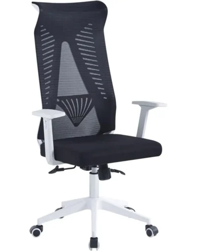 כיסא משרדי מהודר גב גבוה ומשענת ראש דגם Manager מבית S.R
