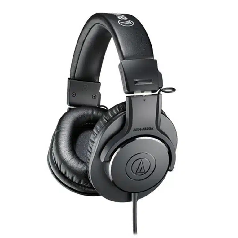 אוזניות מוניטור אולפן מקצועיות דגם ATH-M20x מבית Audio Technica אוזניות מוניטור אולפן מקצועיות דגם ATH-M20x מבית Audio Technica