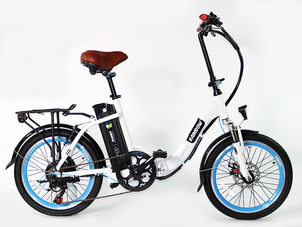 אופניים חשמליים מתקפלים 20" שלדה אלומיניום נמוכה RAINBOW VENICE 48V אופניים חשמליים מתקפלים 20" שלדה אלומיניום נמוכה RAINBOW VENICE 48V
