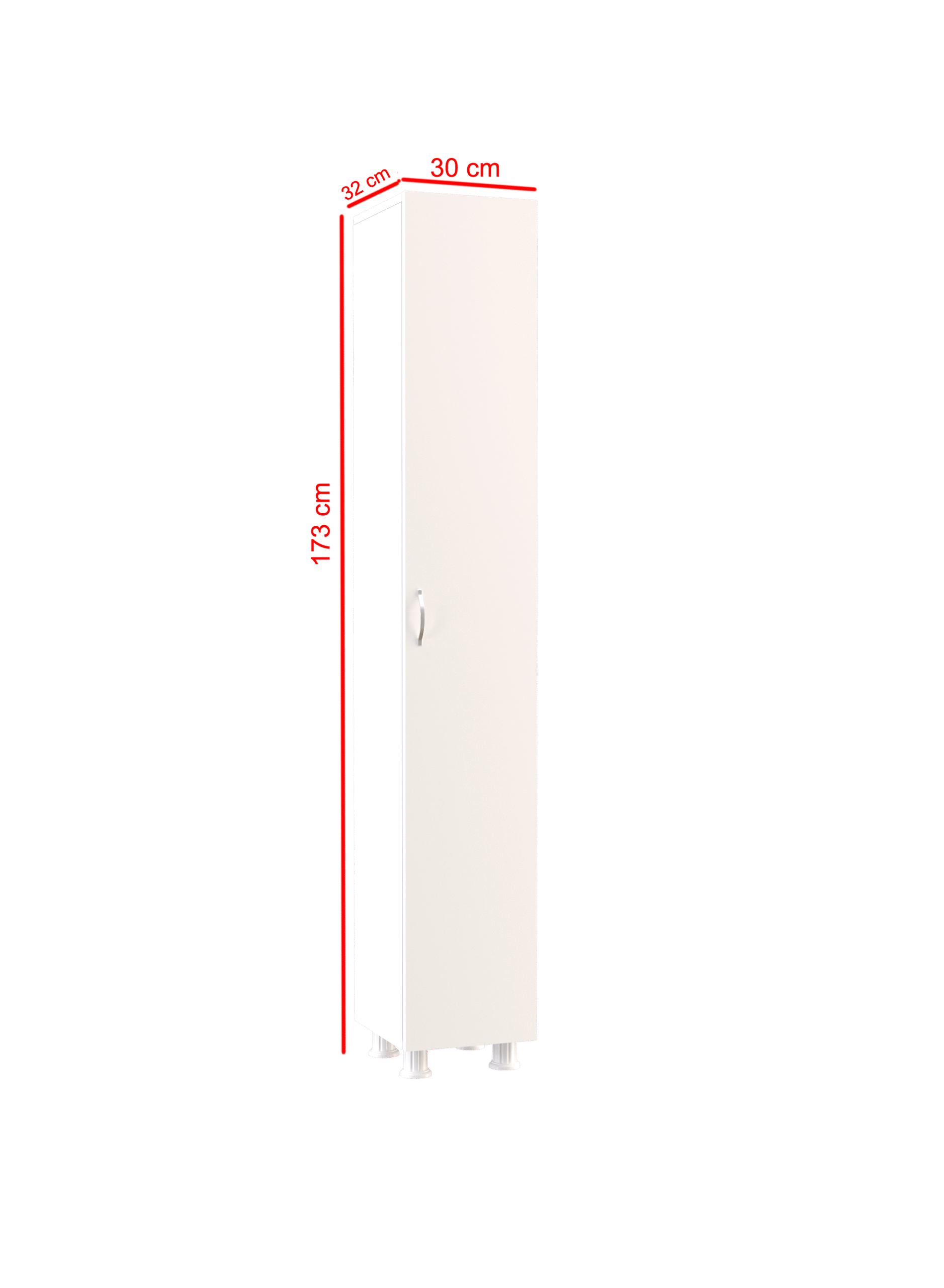 ארון שרות רב תכליתי דלת אחת דגם יהלי 6100 מבית Double