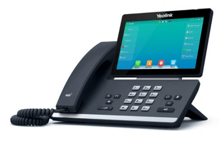 טלפון משרדי עם מסך מגע דגם T57W מבית Yealink
