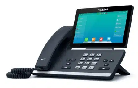 טלפון משרדי עם מסך מגע דגם T57W מבית Yealink טלפון משרדי עם מסך מגע דגם T57W מבית Yealink