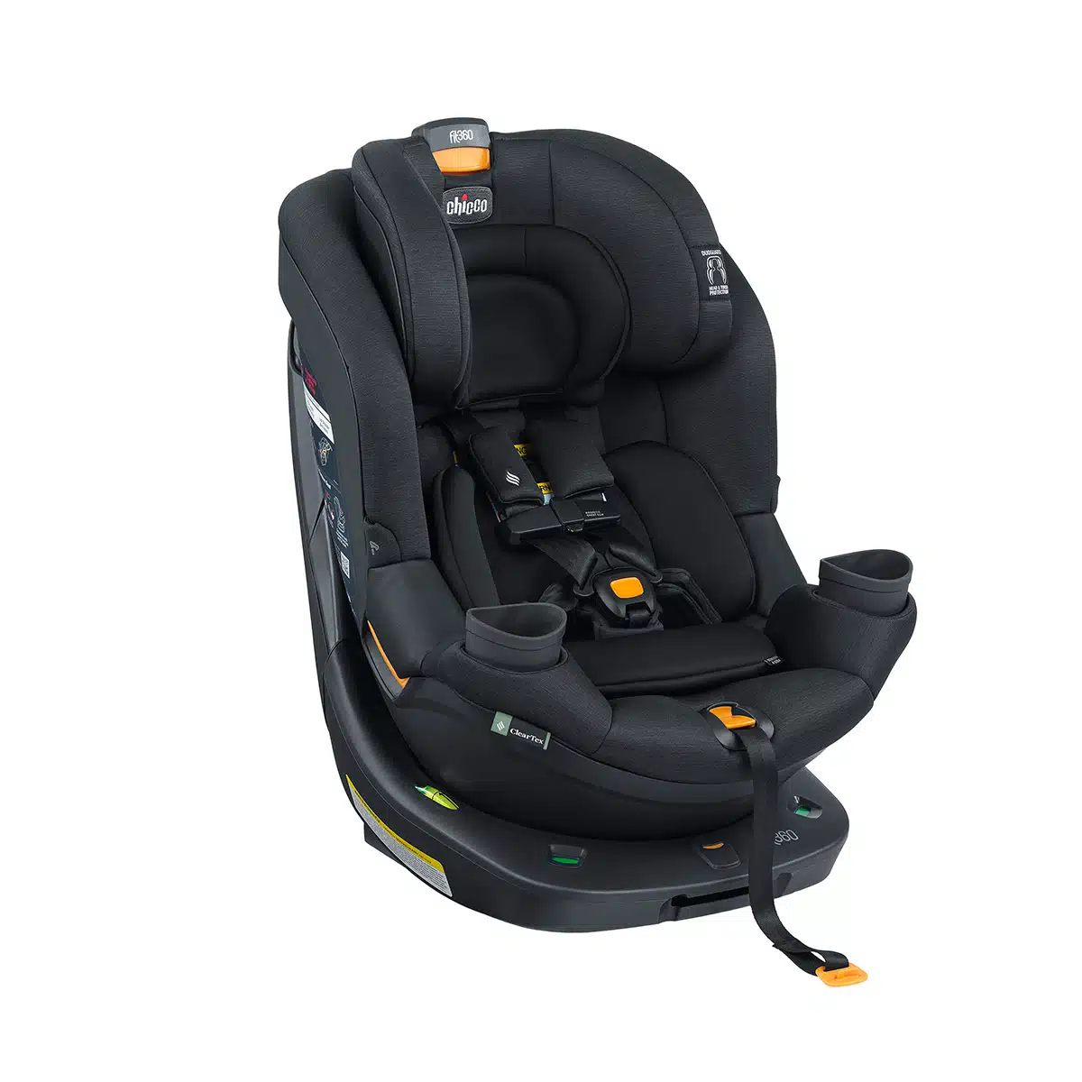 כיסא בטיחות מסתובב פיט360 קלירטקס - Fit360 ClearTex מבית Chicco