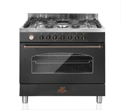תנור 90 ס"מ משולב דגם BLACK BO687AH מבית Bompani