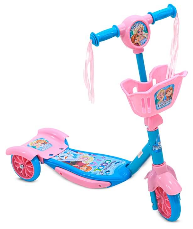 קורקינט 3 גלגלים אנה ואלזה בעיצוב מדליק מבית Disney