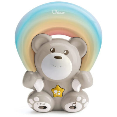 מנורת לילה דובי קשת בענן - Toy FD Rainbow Bear Neutral מבית Chicco