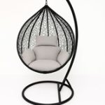 גוף שחור-כריות אפור