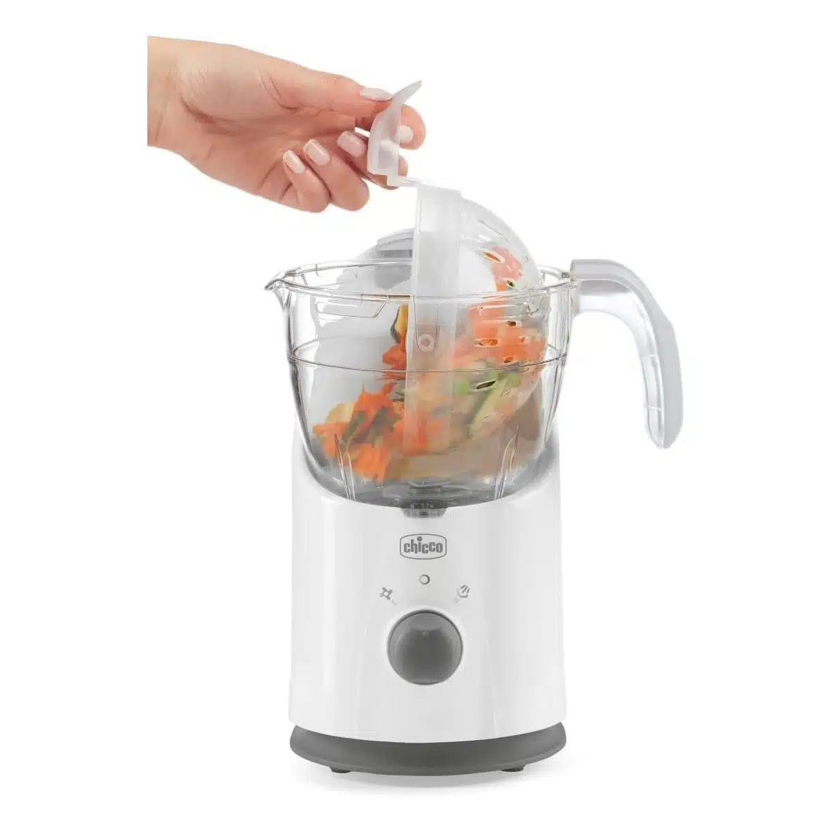 בלנדר מאדה להכנת מזון לתינוק - Steam Cooker Easy Meal מבית Chicco בלנדר מאדה להכנת מזון לתינוק - Steam Cooker Easy Meal מבית Chicco