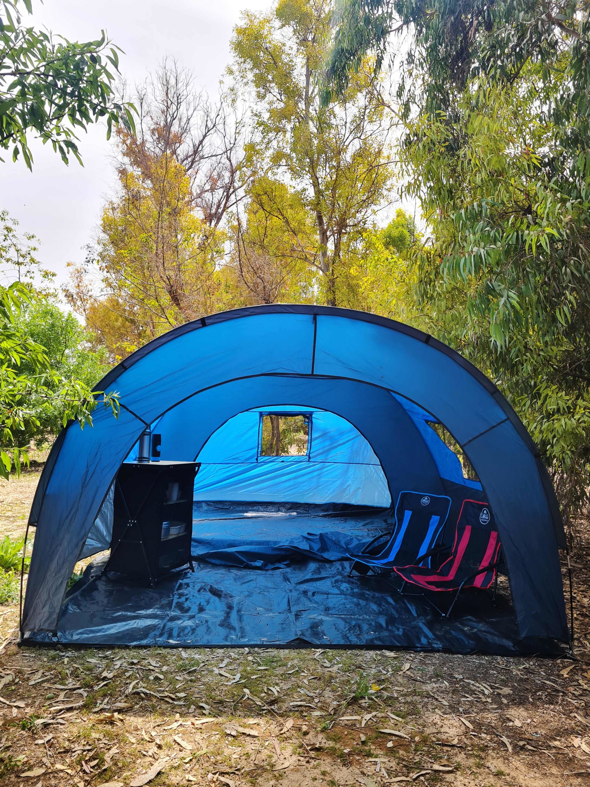 אוהל תעלה משפחתי ל-6 אנשים דגם TUNNEL TENT מבית Camp And Go