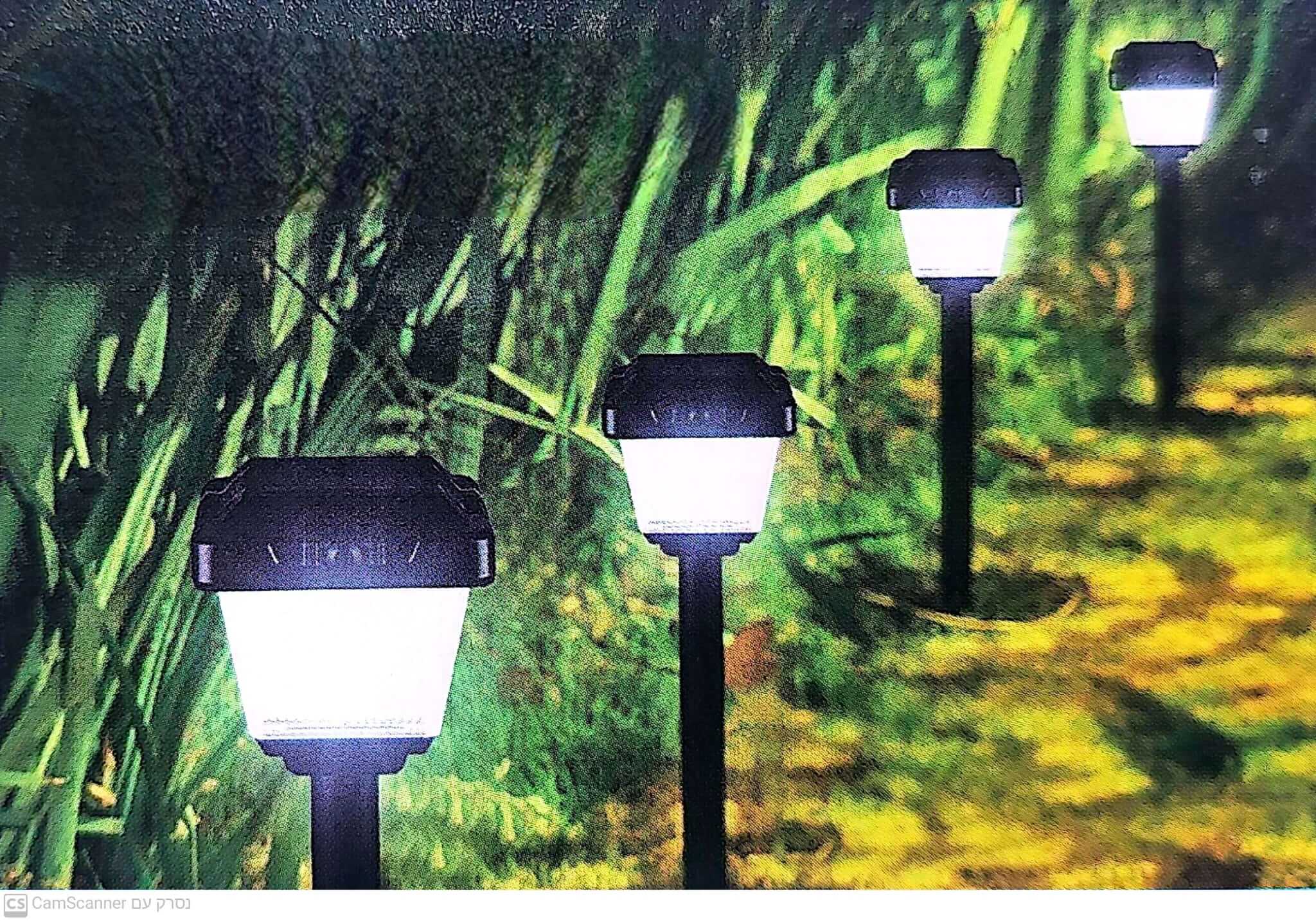 רביעיית דוקרנים סולאריים דקורטיביים צבע לבן קר דגם סולרו מבית Nova