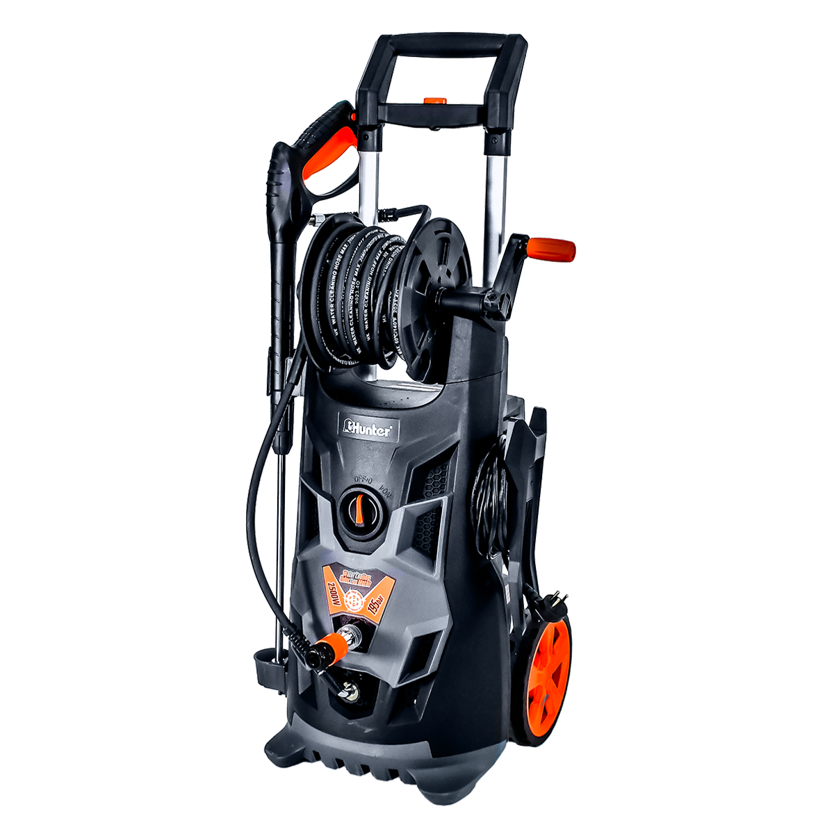מכונת שטיפה 195BAR מנוע אינדוקציה 2500W דגם 102304-001 מבית Hunter