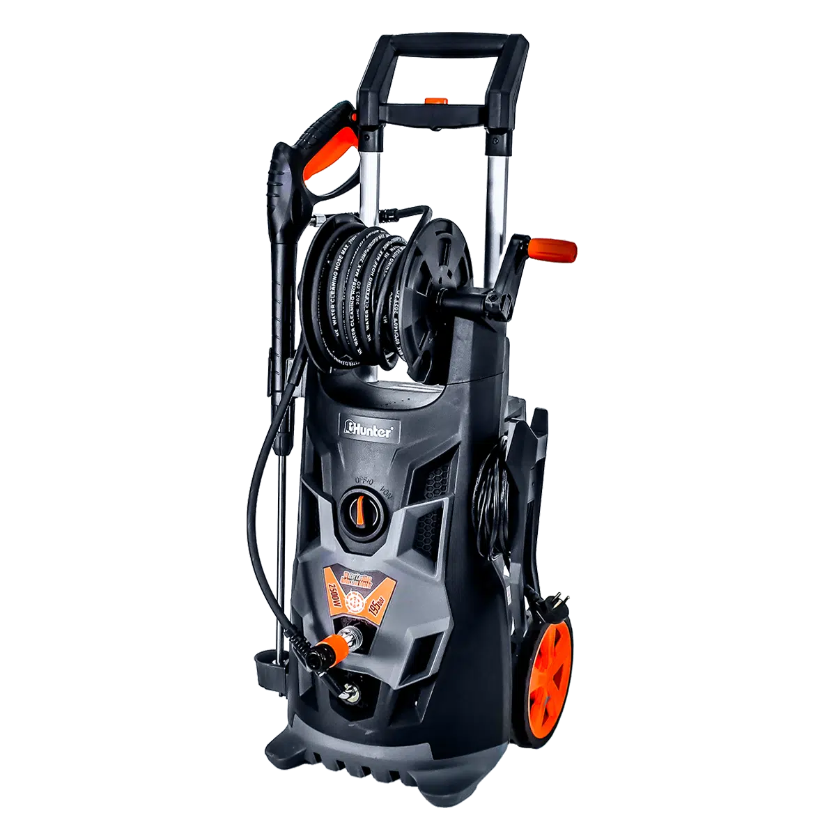 מכונת שטיפה 195BAR מנוע אינדוקציה 2500W דגם 102304-001 מבית Hunter