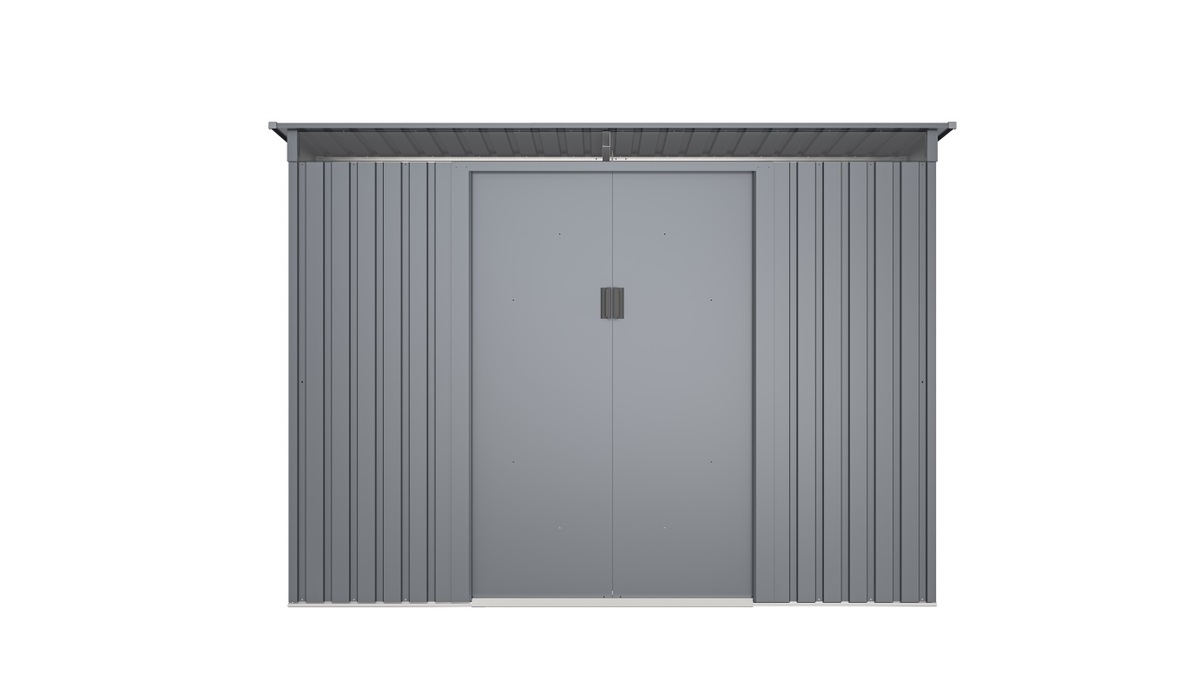 מחסן מתכת סקיילייט במידות 2.61X2.41 דגם SkyD מבית Garden Top