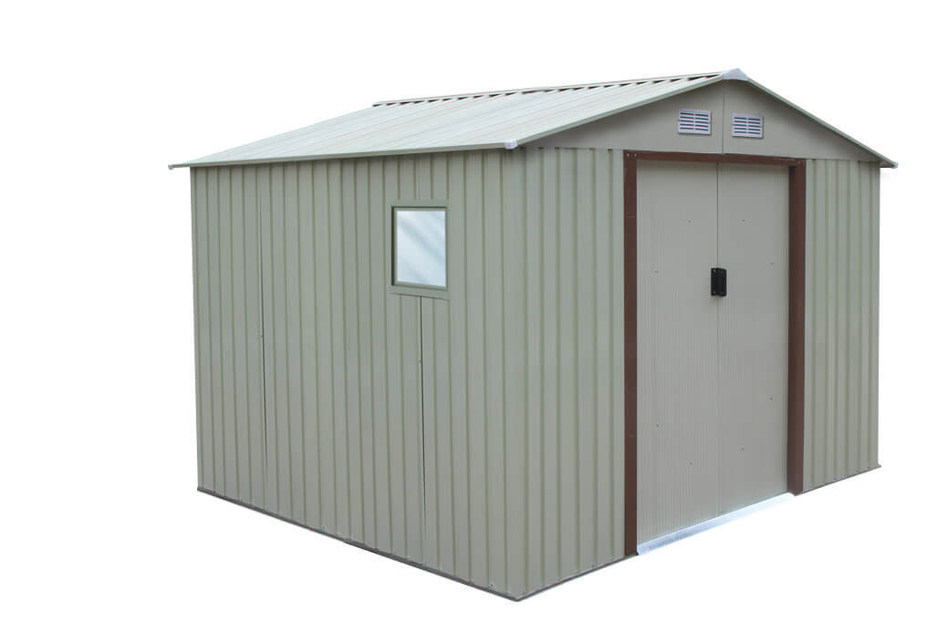 מחסן מתכת פרמיום לגינה במידות 2.13X3.19 דגם 11t710 מבית Garden Top