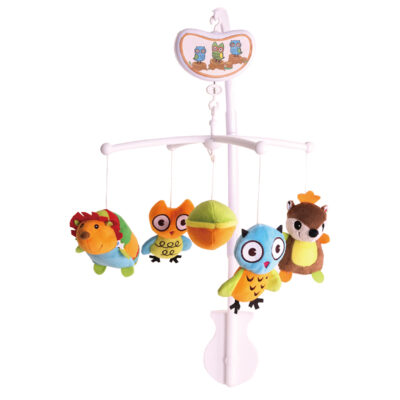 מובייל מוסיקלי - Hoot Hoot Owl Musical Mobile מבית Biba Toys