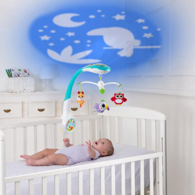 מובייל מוזיקלי היער הקסום עם מקרן - New Magic Forest Mobile Projection מבית Chicco