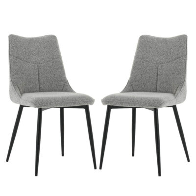 זוג כסאות מעוצבים לפינת אוכל דגם דקל מבית HOME DECOR
