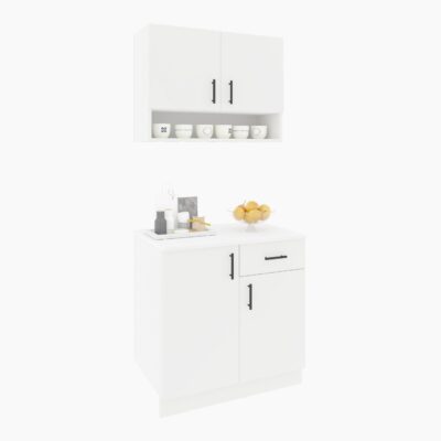 זוג ארונות שרות עליון ותחתון דגם OPERA מבית Tudo Design