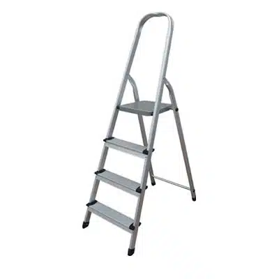 סולם ארבע שלבים מאלומיניום דגם TOAL3304 מבית GPT