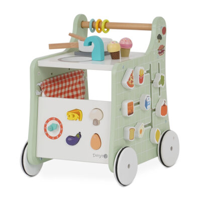 הליכון עגלת מטבח מעץ - ‏‏‏‏Wooden Kitchen Activity Walker מבית Dainy's