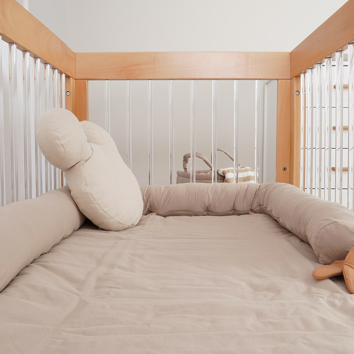 מיטת תינוק אמנדה - Amanda™ Baby Bed 130x70 cm מבית Dainy's