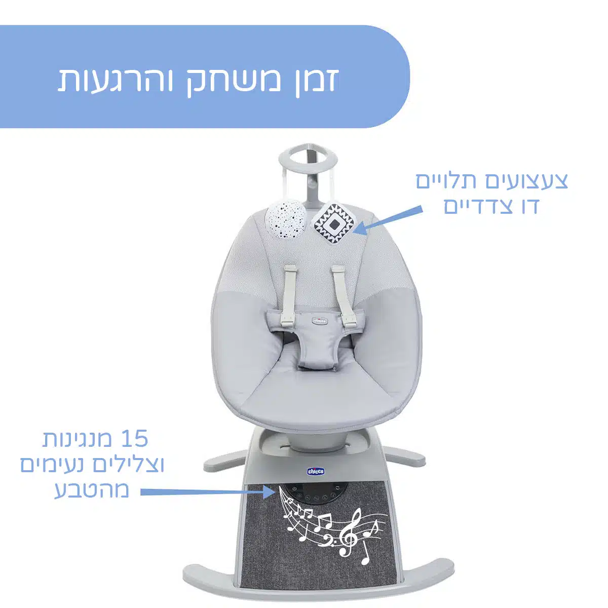טרמפולינה חשמלית קומפי ווייב - Comfy Wave Bouncer מבית Chicco טרמפולינה חשמלית קומפי ווייב - Comfy Wave Bouncer מבית Chicco
