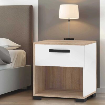 שידת לילה עם מגירה אחת רוחב 50 ס"מ דגם Hermes מבית Tudo Design
