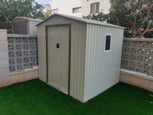 מחסן מתכת פרמיום לגינה במידות 2.13X1.91 דגם 11t76 מבית Garden Top