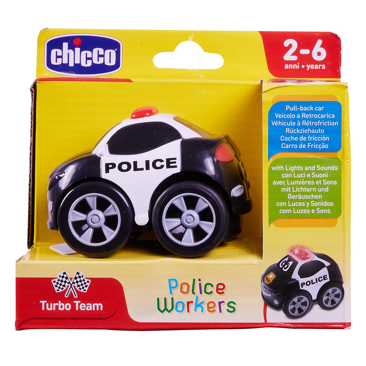 רכב חשמלי משטרה Turbo Team Workers Police מבית צ'יקו