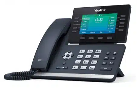טלפון משרדי איכותי עם מסך מגע דגם T54W מבית Yealink טלפון משרדי איכותי עם מסך מגע דגם T54W מבית Yealink