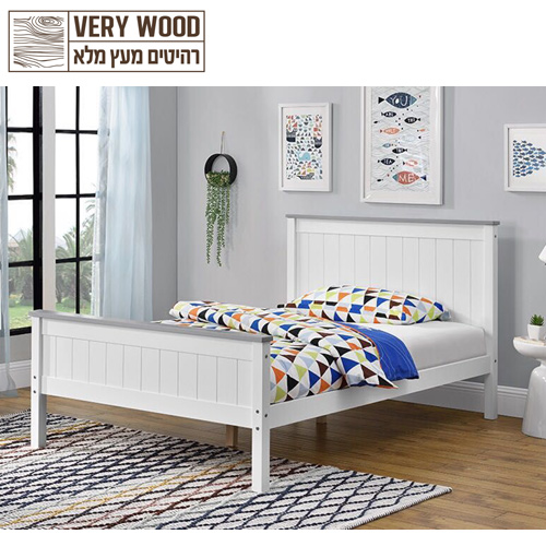 מיטה רחבה לילדים ונוער דגם ליטל 120 מבית Home Decor