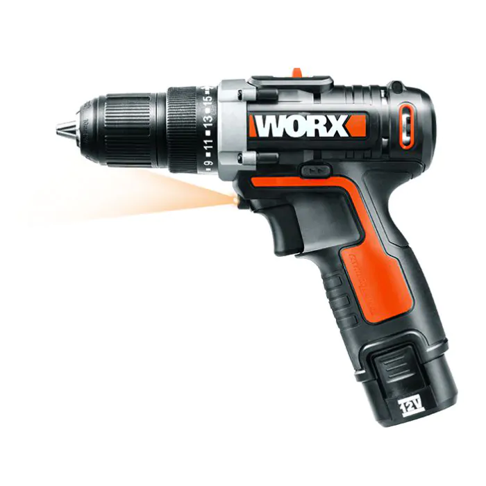 סט כלי עבודה עם מברגה/מקדחה רוטטת 12V דגם WX129.5 מבית WORX