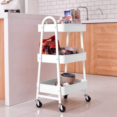 עגלת שירות ניידת אובלי 3 תאים דגם 1155n33 מבית Garden Top