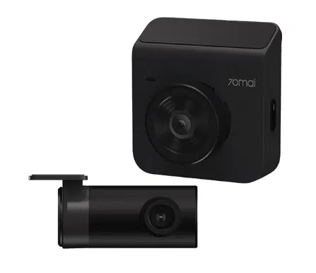 מצלמה דרך עם מצלמה אחורית דגם 70mai Dash Cam A400-1 מבית Xiaomi
