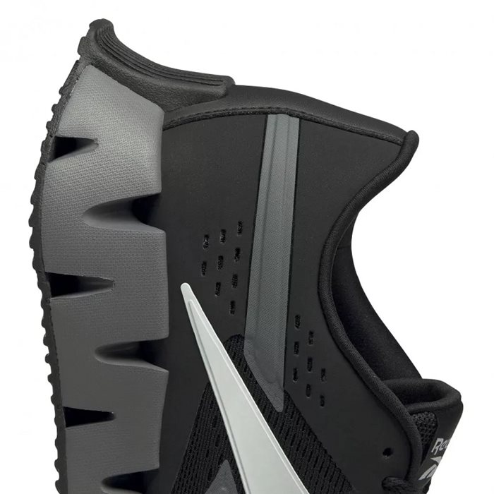 נעלי ריצה לבוגרים בצבע שחור/אפור דגם ZIG DYNAMICA מבית REEBOK