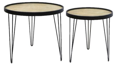 זוג שולחנות לסלון דגם תבור מבית TUDO DESIGN