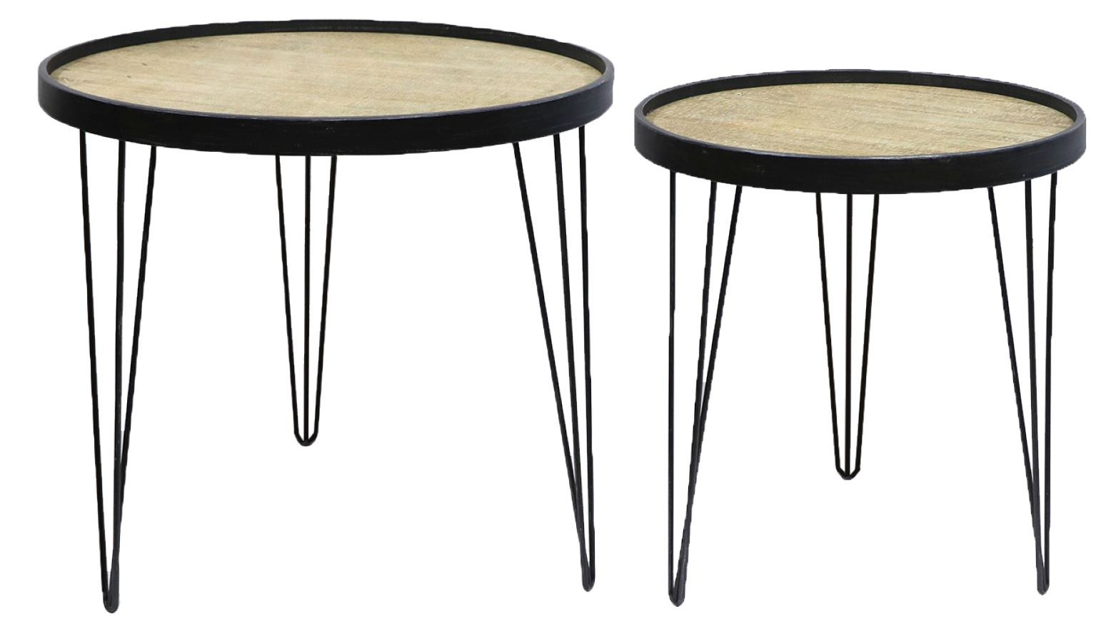 זוג שולחנות לסלון דגם תבור מבית TUDO DESIGN