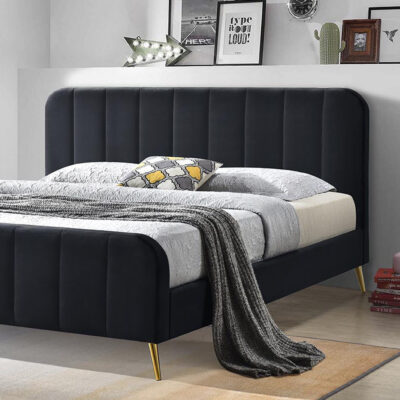 מיטת זוגית מעוצבת 180/200 ס"מ דגם טייגר מבית HOME DECOR