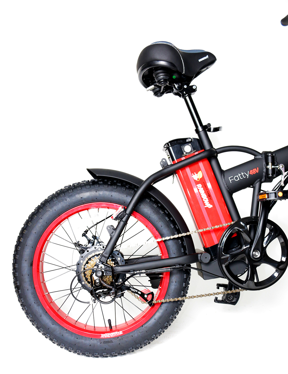 אופניים חשמליים 48 וולט עם בולם זעזועים דגם MCC FATTY מבית RAINBOW אופניים חשמליים 48 וולט עם בולם זעזועים דגם MCC FATTY מבית RAINBOW