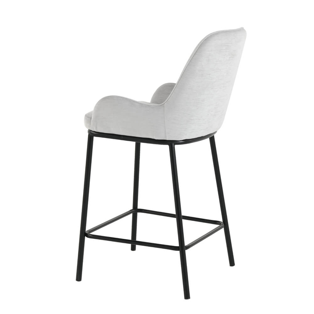 זוג כסאות בר מעוצבים ומרופדים דגם ברק מבית HOME DECOR