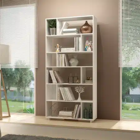 כוורת כוננית מדפים עם 12 תאי אחסון דגם LOFT מבית BRADEX