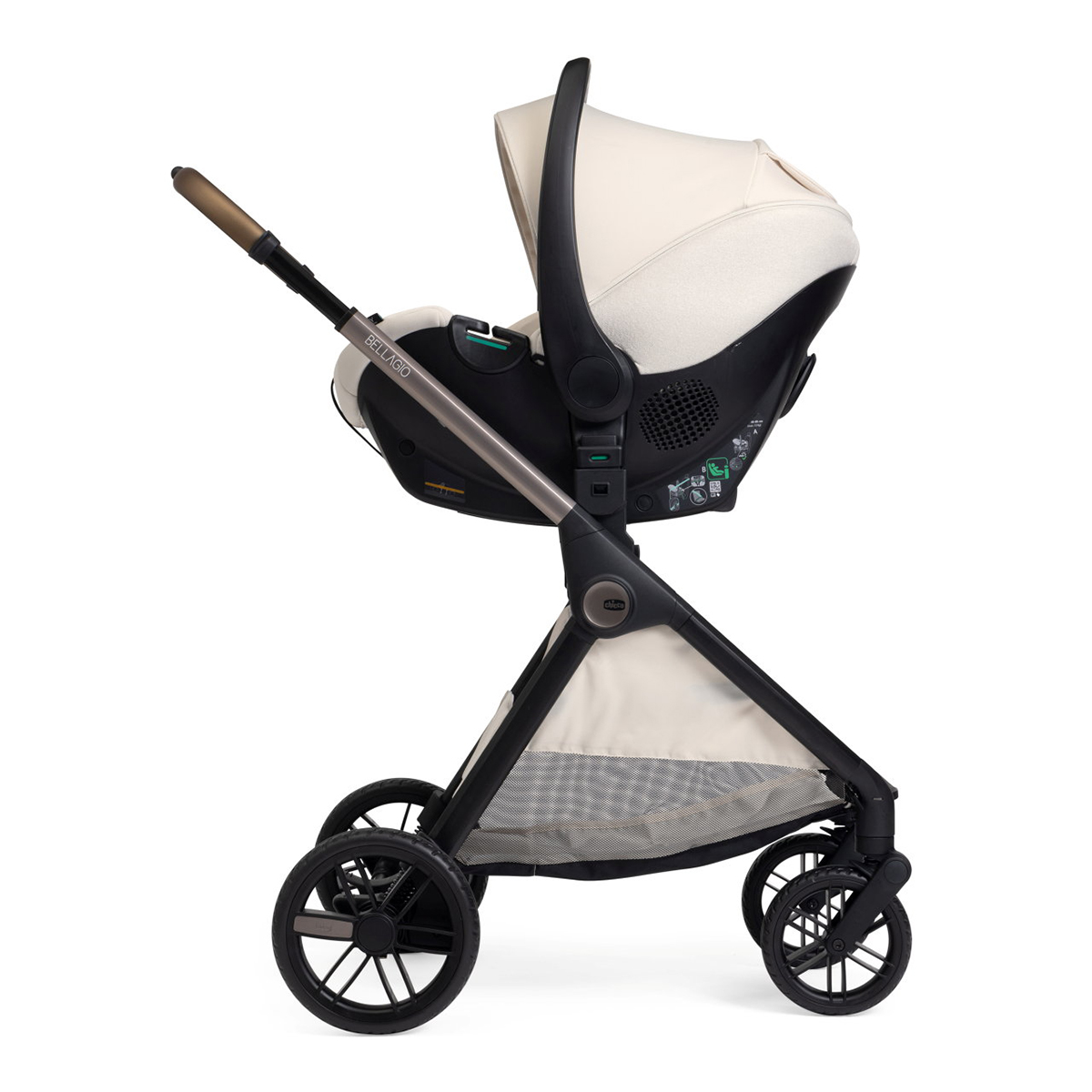 עגלה משולבת סל שכיבה בלאג’יו - Bellagio Stroller מבית Chicco