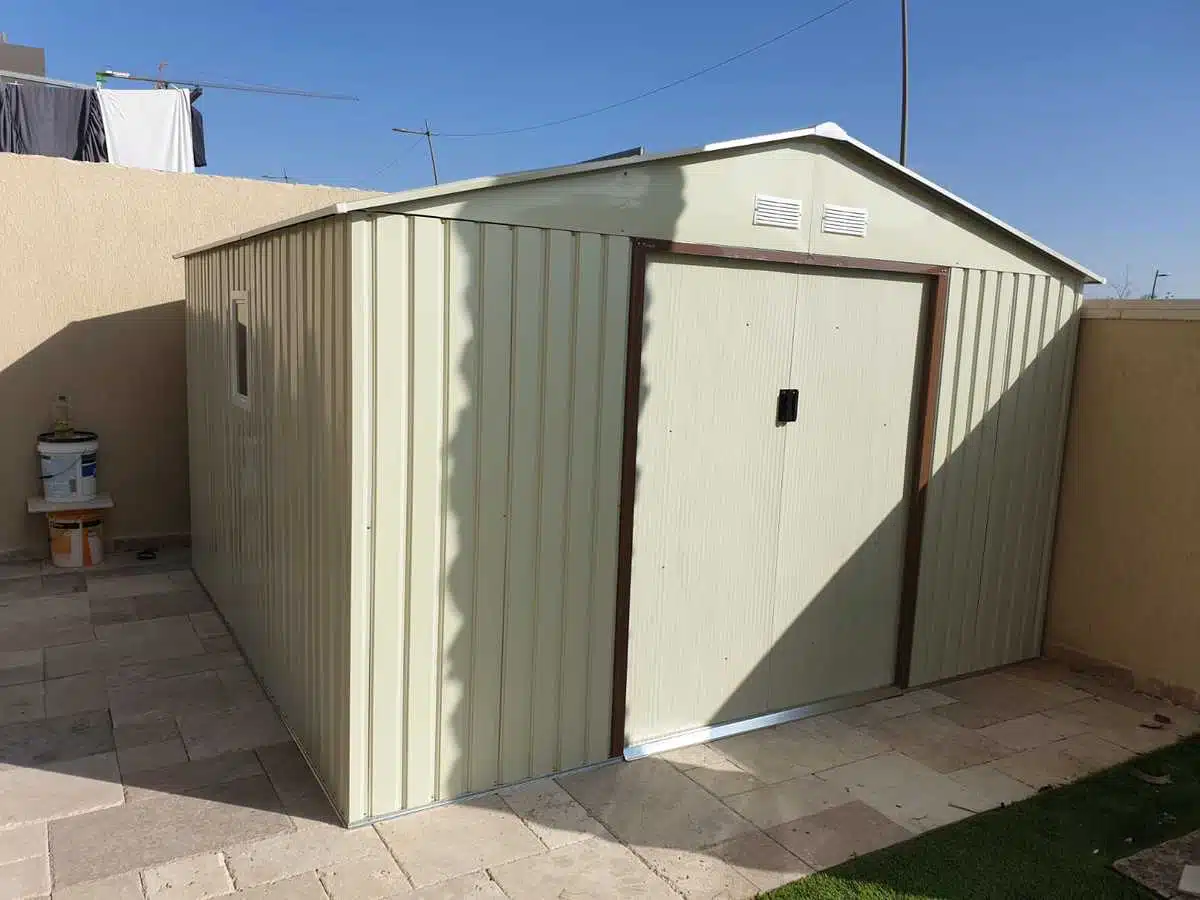 מחסן מתכת פרמיום דגם 3.40X3.19 Garden Top T1110 מחסן מתכת פרמיום דגם 3.40X3.19 Garden Top T1110