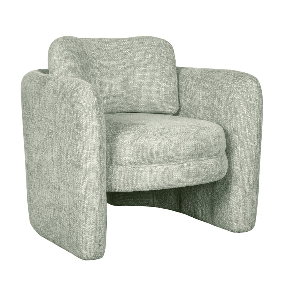 כורסא מעוצבת מרופדת בד רחיץ דגם טיילור מבית HOME DECOR