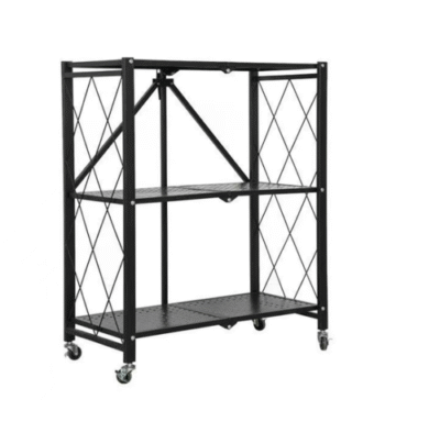 כוננית מתקפלת על גלגלים 3 מדפים דגם OTC3I מבית Garden Top