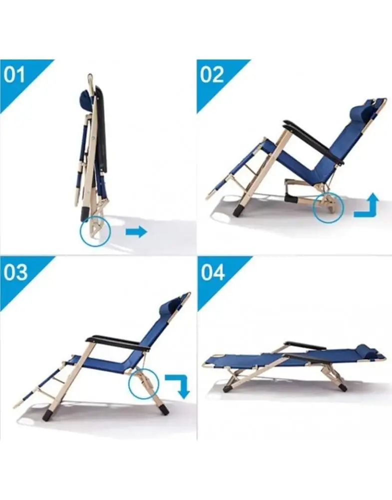 כיסא נוח מתקפל לגינה ולמרפסת דגם Pleasure מבית S.R