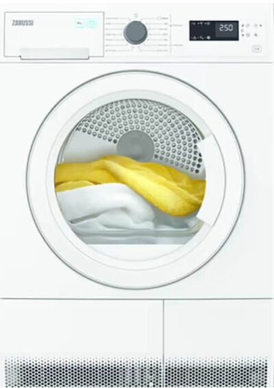 מייבש כביסה קונדנסור 8 ק"ג דגם ZDCB284W מבית Zanussi