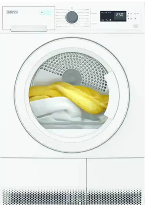 מייבש כביסה קונדנסור 8 ק"ג דגם ZDCB284W מבית Zanussi