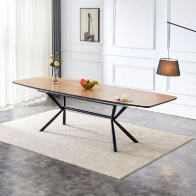 שולחן אוכל נפתח 1.8-2.7 מ' דגם ניקולס מבית HOME DECOR