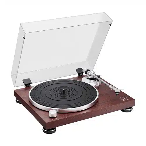 פטיפון BT חגורה ידנית דגם AT-LPW50BTRW מבית Audio Technica